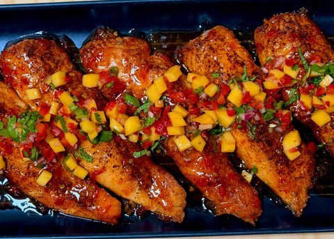 Mango Salsa Salmon