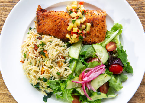 Mango Salsa Salmon